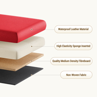Pouf de rangement pliant en similicuir pour chambre à coucher meubles de maison tabouret Pouff Factory Direct