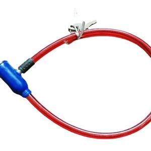 Steel <b>Cable</b> Bicycle <b>Lock</b> 8x60mm Mixed Colors Single Key Anti Theft <b>Lock</b> For Mountain Bike Riding Accessories - Product Image 5