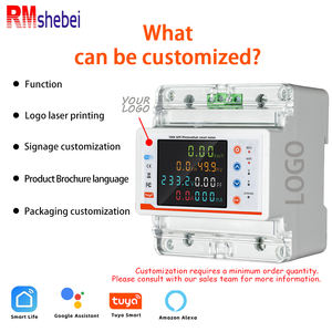 RMshebei <span class=keywords><strong>Disjoncteur</strong></span> Intelligent WiFi Tuya 100A MCB Multifonction <span class=keywords><strong>Compteur</strong></span> Électrique 4P MCB LCD 220V Capacité de Coupure 6kA - Product Image 6
