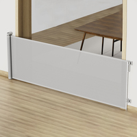 Barrière de sécurité rétractable Prodigy SG025 améliorée pour bébés et chiens, avec verrouillage bidirectionnel, extra large, 86 cm de hauteur, en maille, installation facile, barrière pour enfant