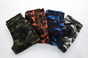 Nuevos Pantalones Cortos Cargo Holgados de Camuflaje para Hombre, Pantalones Cortos de Camuflaje Frescos para Verano - Product Image 2