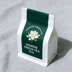 Bolsa de Embalaje de Café con Fondo Plano, de Papel de Arroz Transparente y Translúcido, con Válvula y Logotipo Personalizado - Product Image 3