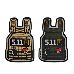 Patchs tissés en tissu pour gilet tactique 511, badges décoratifs personnalisés - Product Image 1
