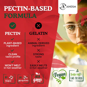 Gommes à base d'extrait de racine de betterave biologique Gommes à base de racine de betterave sans sucre augmente les niveaux d'énergie - Product Image 5