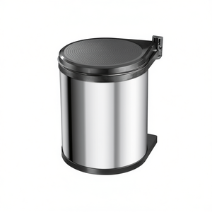 Poubelle encastrée HAILO Compact-Box M en acier inoxydable pour montage sur évier de cuisine - Product Image 2