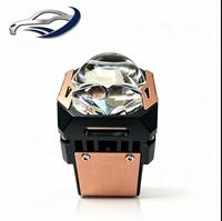 Kit de phares à lentille de projecteur bi-xénon LED universel de 1,6 pouce, 12V 5800K 13000LM pour la rénovation de motos et de voitures