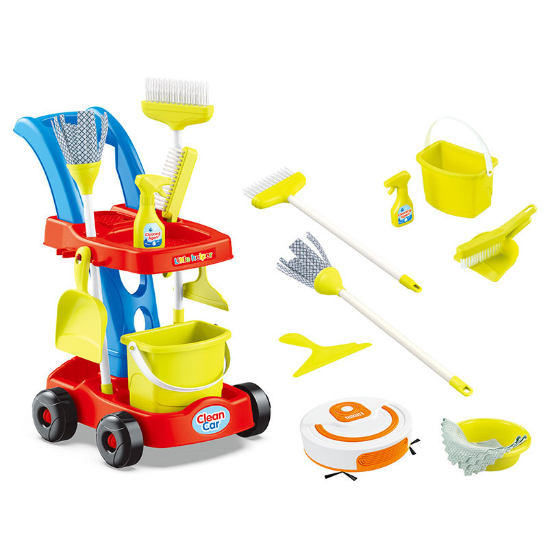 Detachable Housekeeping Cart 11 Pcs House