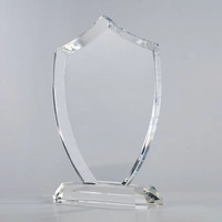 Cadeaux souvenirs, trophées en cristal, gravure laser 3D, résistant à l'eau, cristal transparent professionnel, trophées en cristal vierges, cadeaux pour salons professionnels