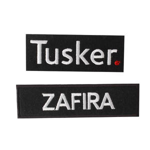 Parche bordado con insignia de prensa de calor con diseño de zorro rojo personalizado, apliques de parche para planchar para ropa - Product Image 3