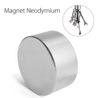 Aimants en néodyme ronds 30x10 30x15 à forte densité d'énergie magnétique avec placage nickel