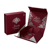 Boîte cadeau pliante intégrée personnalisée, boîte à rabat, impression offset, emballage en papier imprimé en couleur, vente en gros