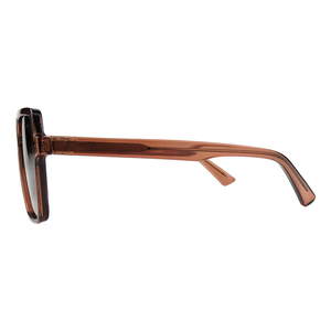 Gafas de Sol Polarizadas Unisex UV400 Nuevas de 2024, Lentes TAC, Armazón Transparente Rojo Azul, Diseño de Moda con Doble Puente Grande - Product Image 3