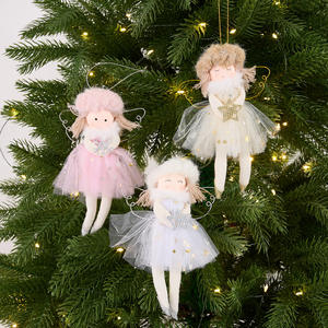 Christmas Cute Angle Girl Pendant Christmas Tree Hanging Ornament <b>New</b> <b>Year</b> 2025 Gift Xmas Tree <b>Decoration</b> for Home <b>Decoration</b> - Product Image 3