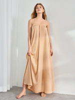 Chemise de nuit pour femmes robe d'été sans manches avec fines bretelles robes de nuit pour femme robes de maternité