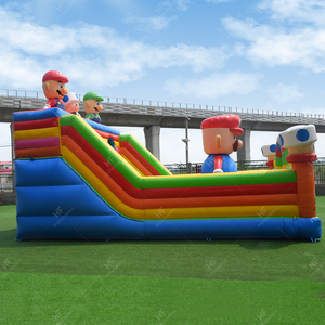 <span class=keywords><strong>Castillo</strong></span> hinchable al aire libre de nuevo diseño con tobogán Super Mario Bounce House Playground para niños - Product Image 6