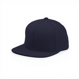 Casquette Snapback Grise à 6 Panneaux avec Visière Noire Unisexe Réglable Chapeau Décontracté Style Urbain Tissu Sergé - Product Image 2