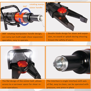 Cortador Hidráulico de Rescate Zondar, Herramienta para Terremotos, Expansor Hidráulico, Tijeras de Corte, Aleación Ligera Aeroespacial, Portátil, Fácil Operación - Product Image 2
