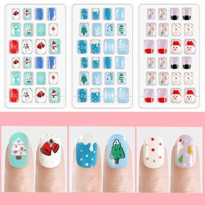 Adesivi per Unghie Riutilizzabili per Bambini, Clip per Unghie a Tema Cartone Animato, Gioco <span class=keywords><strong>di</strong></span> Travestimento - Product Image 3