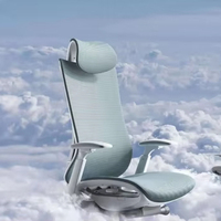 Chaise de bureau ergonomique entièrement en mesh KOHO, certifiée BIFMA GREEN GUARD, avec accoudoirs 4D, chaise pivotante de direction pour projets d'entreprise et commandes en gros