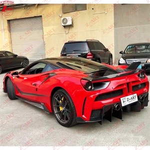 Kit <span class=keywords><strong>de</strong></span> Carrocería Z-ART Estilo M <span class=keywords><strong>488</strong></span> Aerokit para <span class=keywords><strong>Ferrari</strong></span> <span class=keywords><strong>488</strong></span> <span class=keywords><strong>GTB</strong></span> 2015-2019, Alerón Trasero Mejorado, Difusor para <span class=keywords><strong>Ferrari</strong></span> <span class=keywords><strong>488</strong></span>, Kit <span class=keywords><strong>de</strong></span> Tuning - Product Image 5