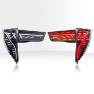 ไฟท้าย LED คุณภาพสูง AURON สีแดง ABS สำหรับ INNOVA ปี 2016-2022  แบบติดตั้งได้กับรถทั่วไป  รุ่นปรับปรุง 72W 12V รับประกัน 1 ปี - Product Image 4