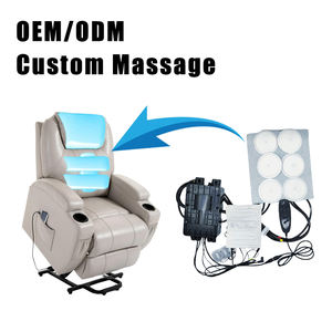 6-Punkt-Luft Pneumatische <span class=keywords><strong>Massage</strong></span> Taillen stütze Sitz luft Aufblasbare Druck blase Lordos stütz system <span class=keywords><strong>Massage</strong></span> stuhl - Product Image 2