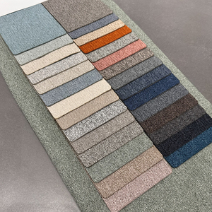Linen Look 100%polyester Curtain Fabrics Light <strong>Gray</strong> Curtain Table Cloth Custom Fabric - Product Image 2