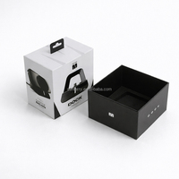 Boîte de produit de vente au détail avec trou perforé pour accrochage, couvercle et base, emballage pour accessoires de téléphone portable et produits électroniques