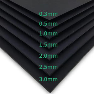 Gift Small Packaging <b>Cardboard</b>: Custom Eco-friendly Black <b>Cardboard</b>, <b>Thick</b> Black Paper Board Roll. - Product Image 6