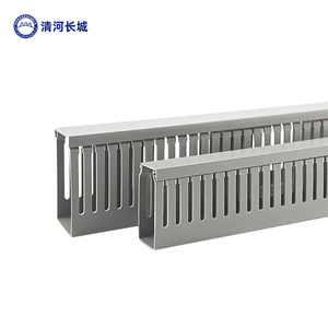 Kit de gaine de câble de bureau en PVC à bas prix - Gaine de câble ignifuge autocollante à clipser pour un câblage <span class=keywords><strong>mural</strong></span> de bureau propre - Product Image 1