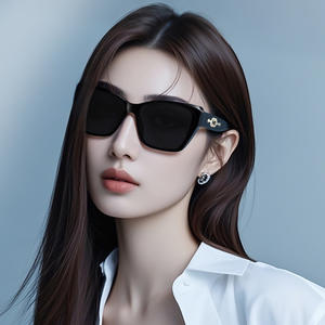 Lunettes de soleil œil-de-chat élégantes pour femmes, protection UV400, monture en plastique, verres en polycarbonate, type 3, pour la conduite en extérieur, style rétro tendance - Product Image 2