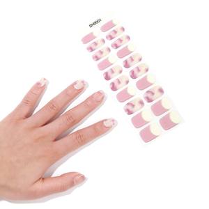 20 pièces de bandes de <span class=keywords><strong>manucure</strong></span> en gel semi-durci de style français pour le bricolage <span class=keywords><strong>à</strong></span> la maison, lampe UV/LED - Product Image 3