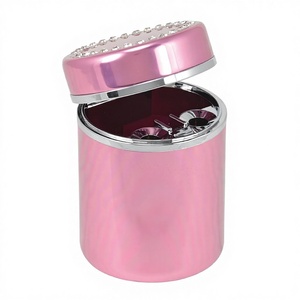 BBell 22-1-39268-8 Cenicero Moderno Multiusos de Aluminio con Detalles de Diamantes de Imitación, Talla Única, Hecho en China - Product Image 1