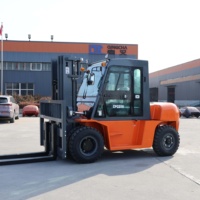 Chariot élévateur diesel QingCha 7,0 tonnes, chariot élévateur à exportation directe d'usine, chariot élévateur pour conteneurs/pierres/charges lourdes