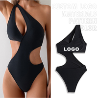 Logo kustom cetak dua bagian Bikini pakaian renang Lingerie Thong pakaian mandi seksi pakaian renang pakaian pantai wanita kasual mewah