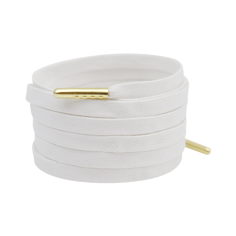 #1072 Blanc + Embout Métal Doré