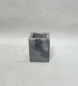 Decoración de Oficina: Portalápices Moderno de Mármol Natural, Accesorio de Escritorio Premium Diseñado para Oficinas, Hoteles y Decoración del Hogar - Product Image 2