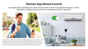 Drei-in-Eins Zigbee Smart Hub USB Typ-C Schnittstelle IR Universelle Fernbedienung Temperatur- und Feuchtigkeitsüberwachung Alarm - Product Image 5
