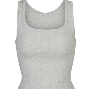 Top Senza Maniche Aderente ad Alta Elasticità per Donna con Logo Personalizzato, Canotta in <span class=keywords><strong>Cotone</strong></span> di Alta Qualità con Trattamento all'Ammoniaca - Product Image 2