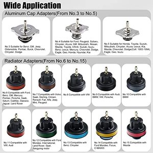 GTYPRO, 28 шт., тестер давления радиатора, вакуумная система охлаждения, набор для пополнения диагностических инструментов - Product Image 6