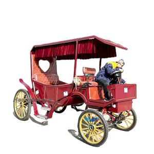 Venta caliente Carro de caballos eléctrico para turismo de resort Transporte especial para la venta - Product Image 3