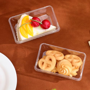 Contenedor Transparente de Plástico PS para Tiramisú, Caja Transparente Grande para Mousse, Bizcochos, Sándwiches y Postres, Empaque Perfecto al por Mayor - Product Image 4
