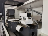 Meilleur centre de tournage CNC en Chine à haute efficacité, petit tour CNC à banc plat de 390 mm, alésage de broche de 87 mm, système de commande