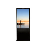 Kiosque extérieur 86 pouces IP65 avec verre AR trempé, écran IPS Android 8G+64G, tactile capacitif, pour la publicité dans les magasins de détail et les centres commerciaux