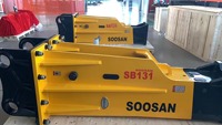 Nuevo Rompedor Hidráulico SB131 Tipo Caja para Equipos de Construcción con Cincel de 165 mm para Excavadoras de 30-45 Toneladas