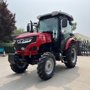 Ce chứng nhận Duy Phường Mini trator 50hp 70hp euro5 động cơ Farming 4WD máy kéo 4x4 Máy kéo với kết thúc trước laoder và backhoe - Product Image 1