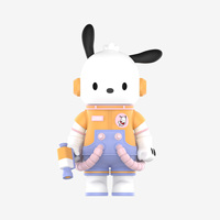 POPMART MEGA SPACE MOLLY 400% Sanrio Hello Kitty, фигурка из ПВХ, аниме-кукла, декор для дома, таинственная коробка