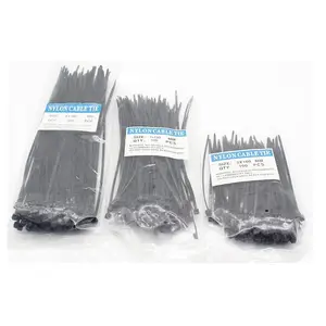 300 Pcs Nylon Cable Self-locking Plastic Wire Zip Ties Set 3*100 3*150 4*200 MRO & Industrial Supply Fasteners & Hardware Cables