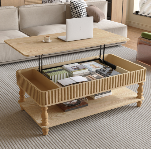 Rectángulo+ 47.24'' Madera Natural