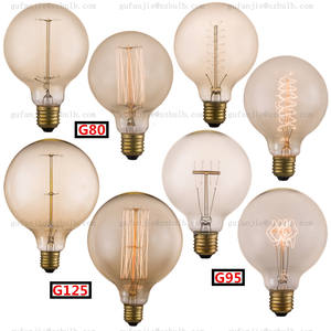 <span class=keywords><strong>Ampoule</strong></span> à filament vintage Edison Squirrel Cage A60 ST64 T45 G80 G95 40W, lampe Edison incandescente, culot B22 baïonnette / E27 à vis - Product Image 4